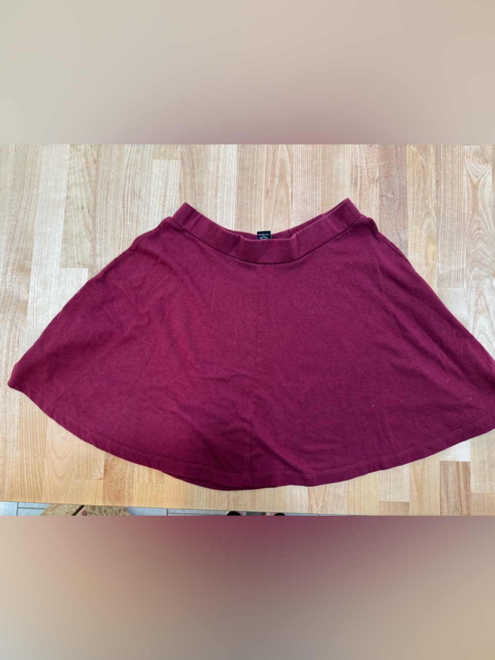 rue 21 Women's Burgundy Flared mini Skirt